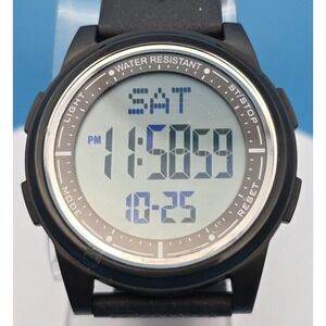 Beesay AW02 Men's Digital Watch Black New #0266